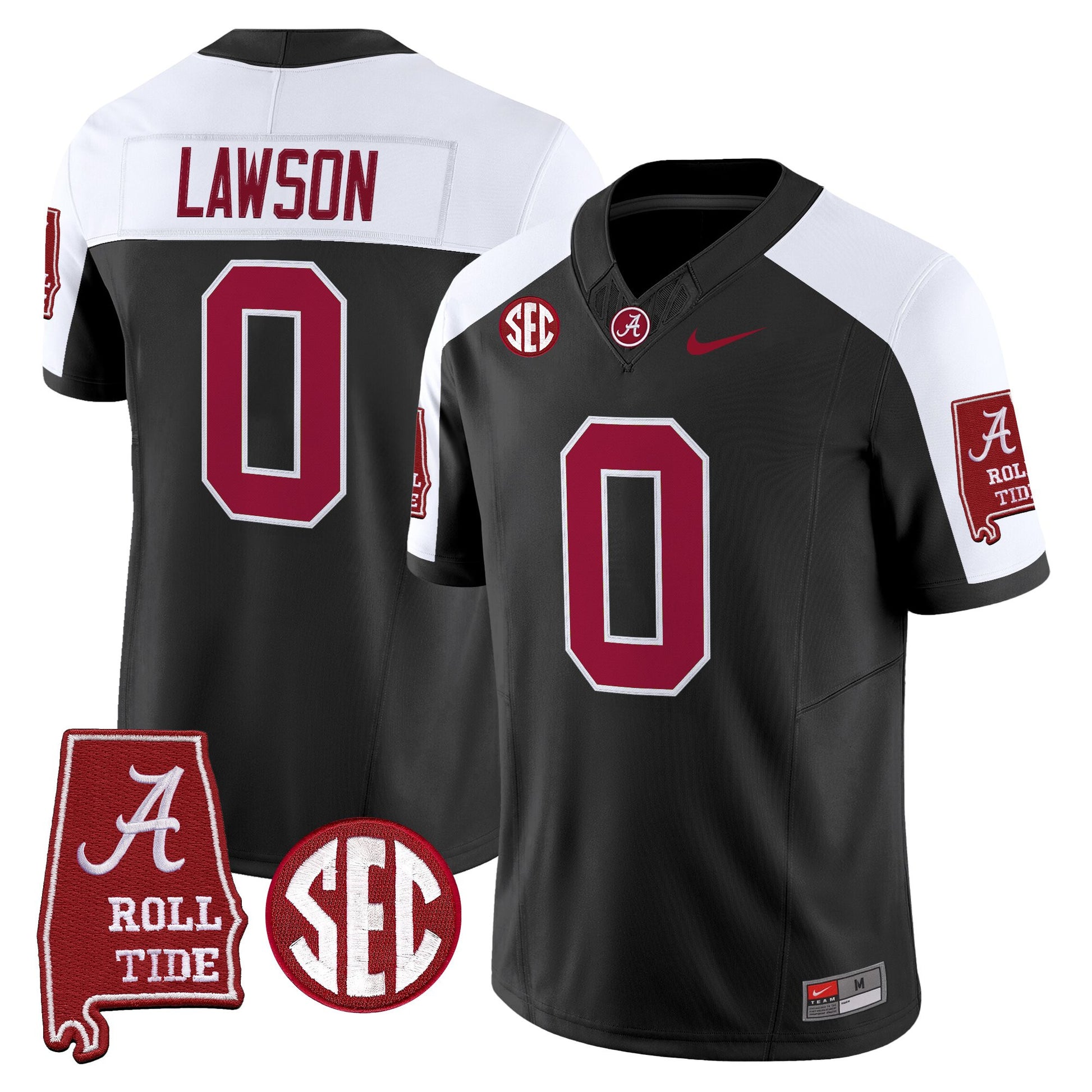 Men's Alabama Crimson Tide 2026 Vapor Limited Jersey - Alabama Map - Stitched