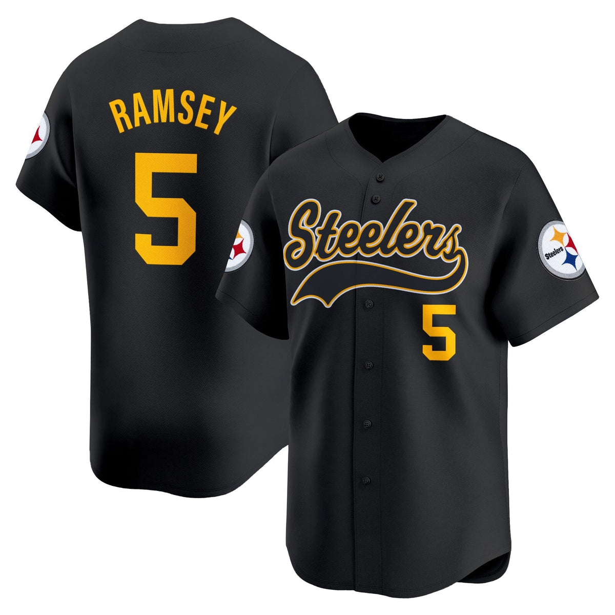 Men's Pittsburgh Steelers 2025 Vapor Baseball Jersey - All Stitched