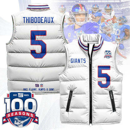 New York Giants Unisex Puffer Vest