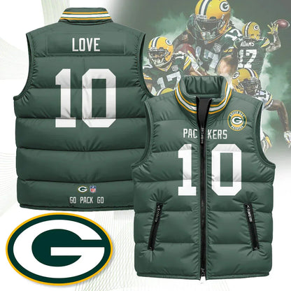 Green Bay Packers Unisex Puffer Vest