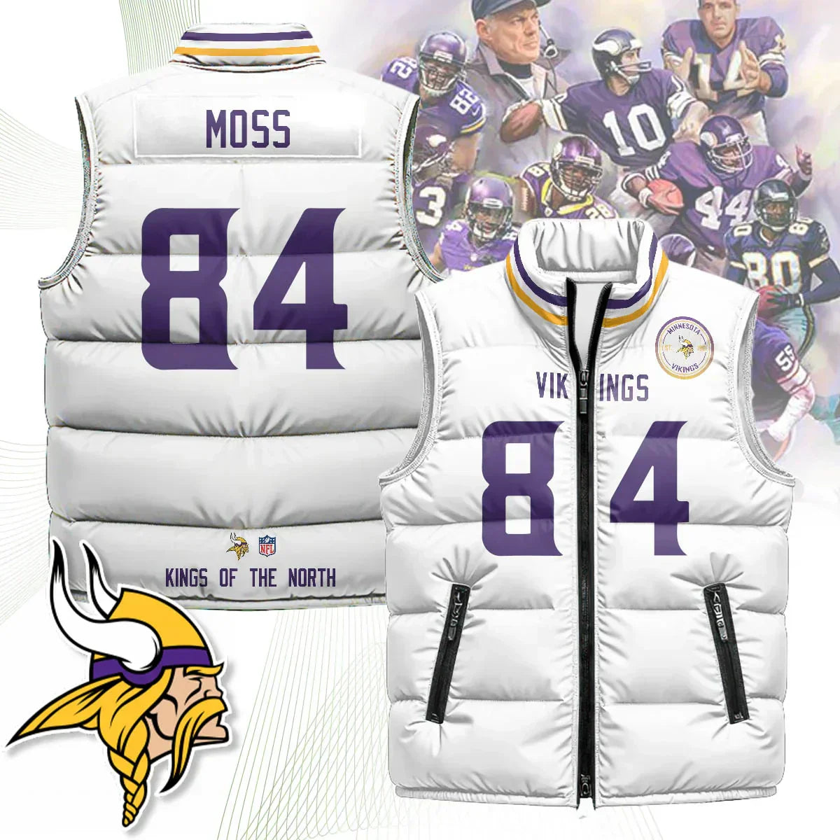 Minnesota Vikings Unisex Puffer Vest