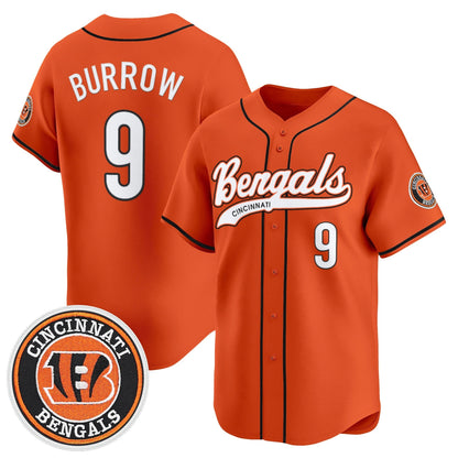Men's Cincinnati Bengals 2025 Vapor Limited Baseball Jersey - All Stitched