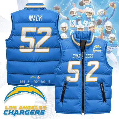 Los Angeles Chargers Unisex Puffer Vest