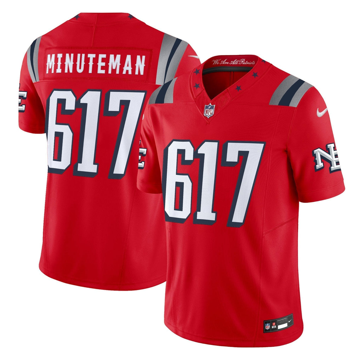 Men's New England Patriots 2025 "Rivalries" Vapor Limited Jersey - All Stitched