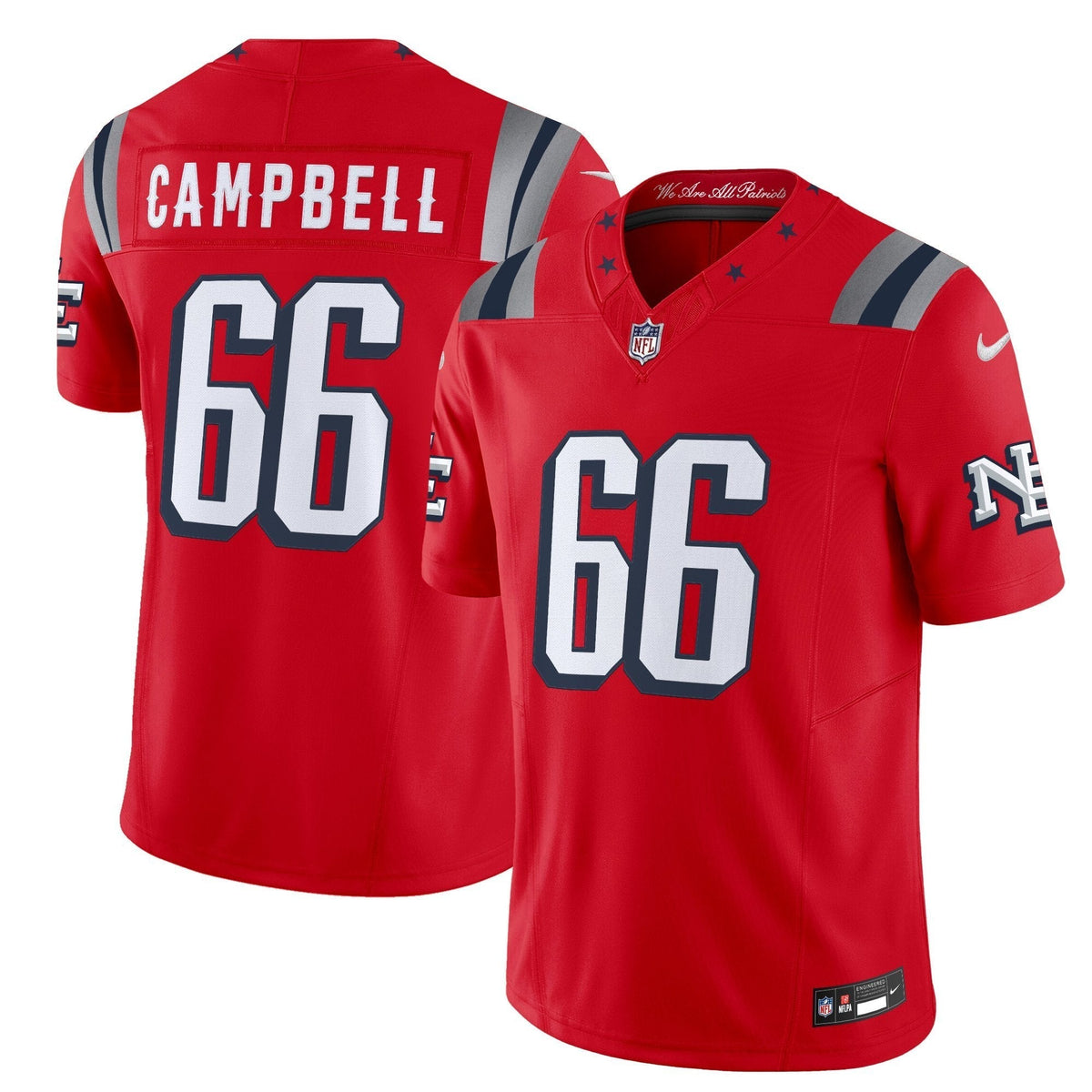 Men's New England Patriots 2025 "Rivalries" Vapor Limited Jersey - All Stitched
