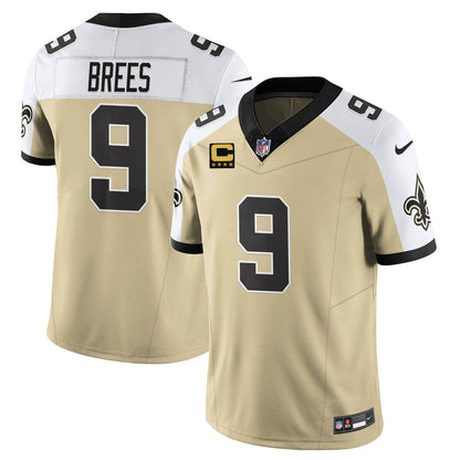 NO Golds Alternate Patch "C" Vapor Limited Jersey - Stitched