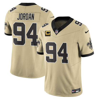 NO Golds Alternate Patch "C" Vapor Limited Jersey - Stitched