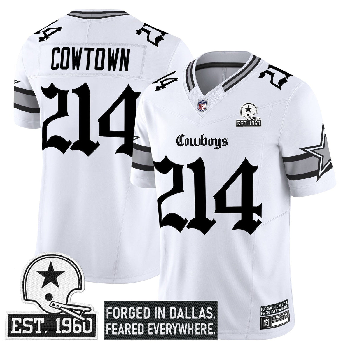 Men's Dallas Cowboys 'Gothic Lone Star Edition' Vapor Limited Jersey - All Stitched
