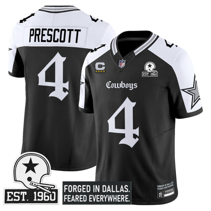 Men's Dallas Cowboys 'Gothic Lone Star Edition' Vapor Limited Jersey - All Stitched