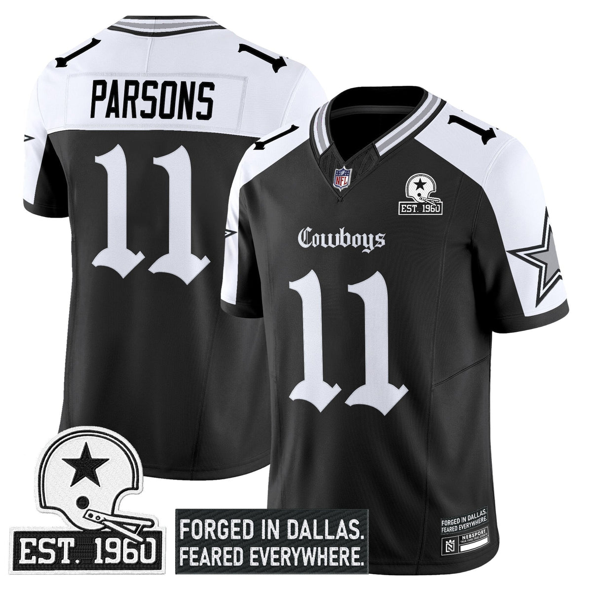 Men's Dallas Cowboys 'Gothic Lone Star Edition' Vapor Limited Jersey - All Stitched