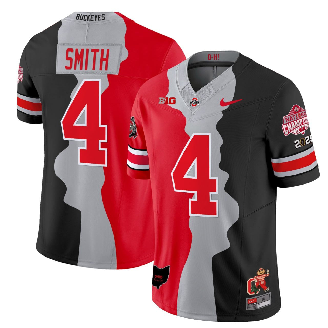 Ohio State Buckeyes Split Jersey - All Stitched