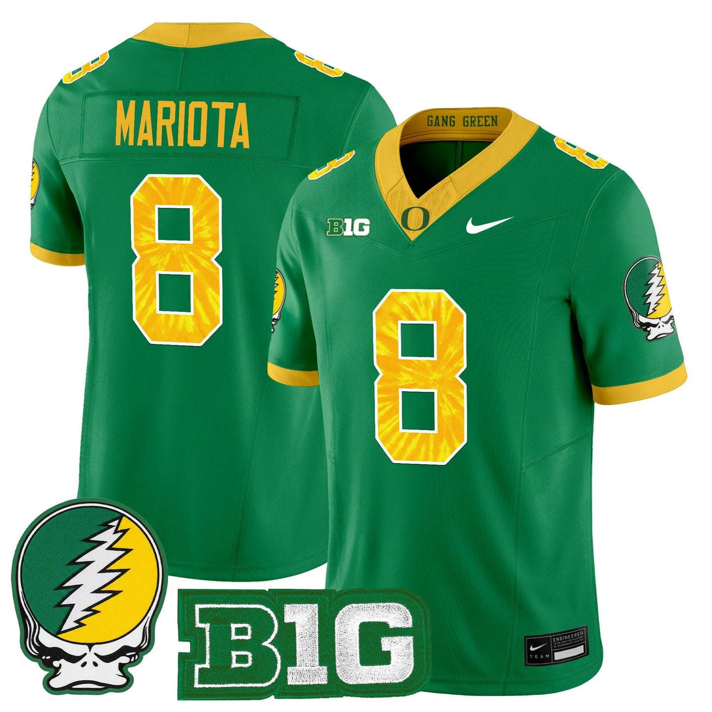 Men's Oregon Ducks 2025 "Grateful Ducks" Vapor Limited Jersey - All Stitched