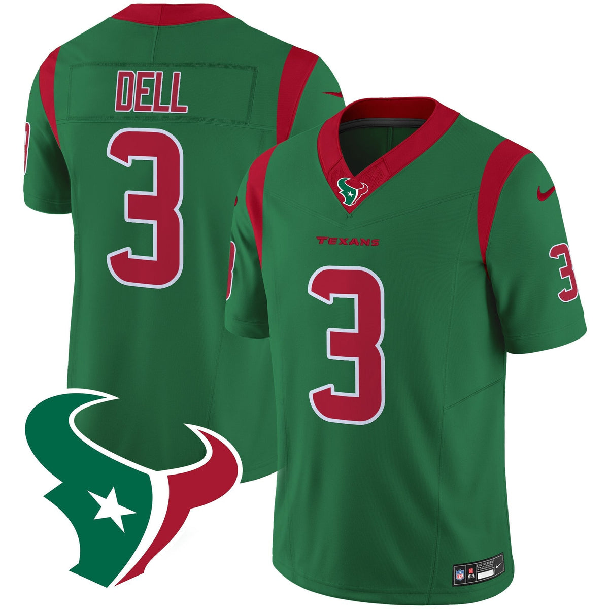 Men's Houston Texans Mexico Vapor Limited Jersey - All Stitched
