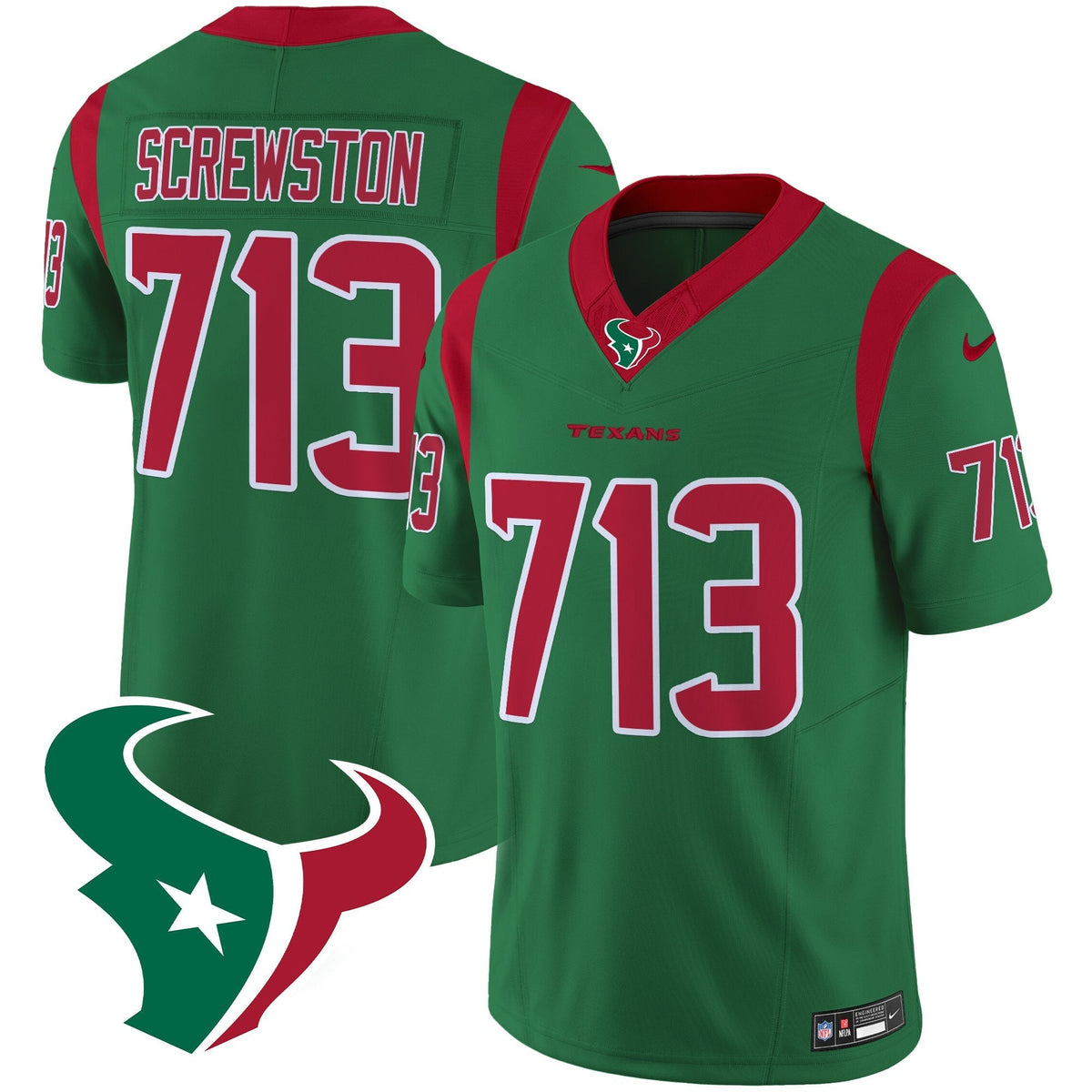 Men's Houston Texans Mexico Vapor Limited Jersey - All Stitched