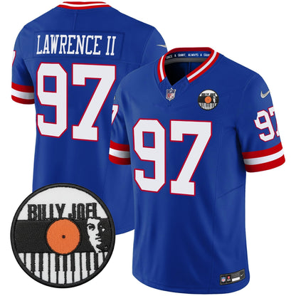Men's Billy Joel × New York Giants Vapor Limited Jersey - All stitched