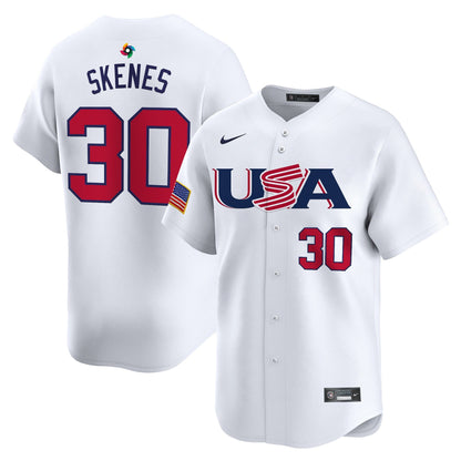 Men's Team USA World Baseball Classic Vapor Premier Jersey - 2026 Roster (Projected Number) - All Stitched