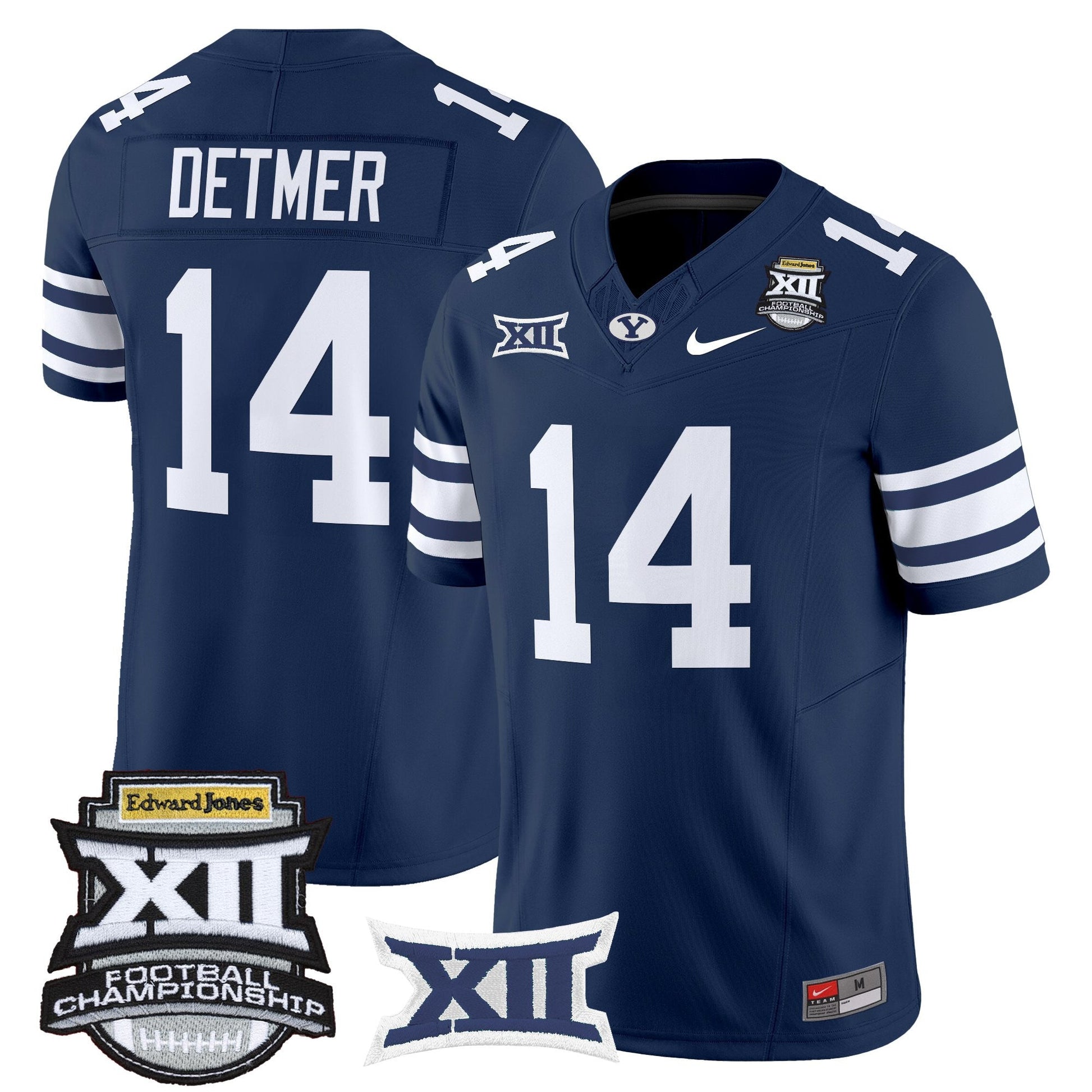 Men's BYU Cougars 2025 Big 12 Championship Vapor Limited Jersey - All Stitched