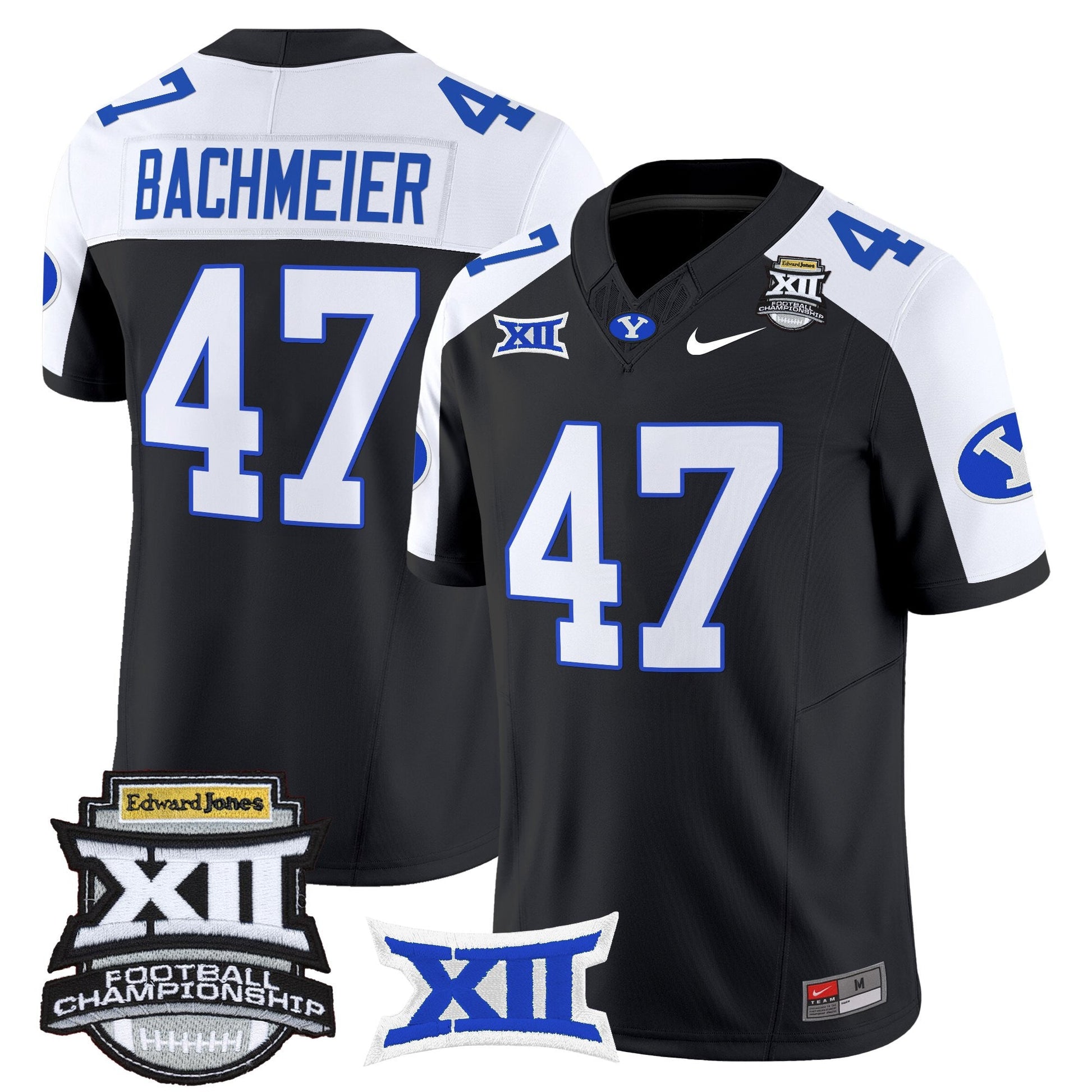Men's BYU Cougars 2025 Big 12 Championship Vapor Limited Jersey - All Stitched