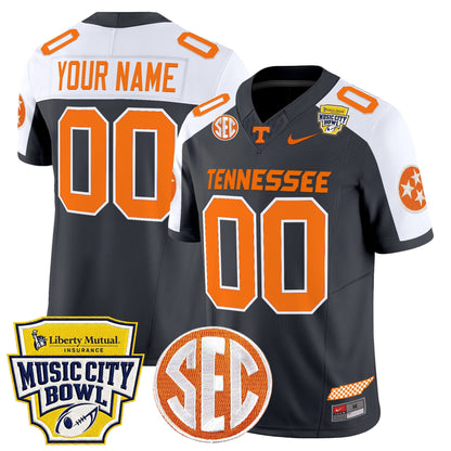 Tennessee Volunteers 2025 Music City Bowl Vapor Limited Custom Jersey - All Stitched
