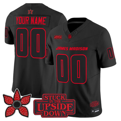 James Madison Dukes 'Stranger Things Edition' Vapor Limited Custom Jersey - All Stitched