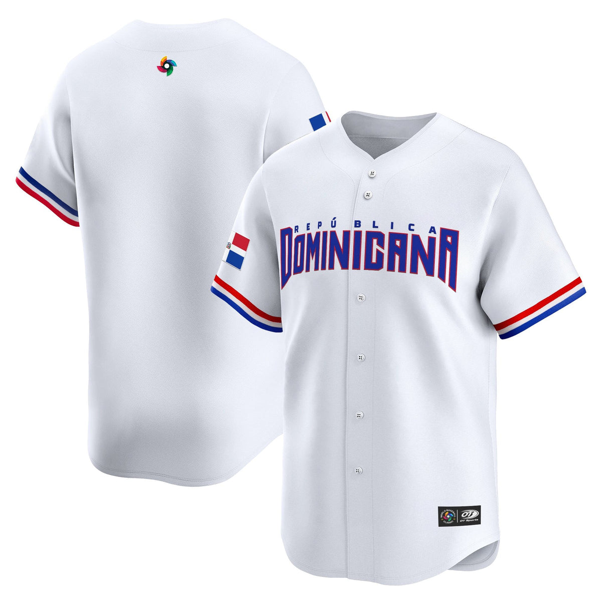 Men's Team Dominican Republic World Baseball Classic Vapor Premier Jersey - 2026 Roster - All Stitched