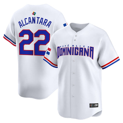 Men's Team Dominican Republic World Baseball Classic Vapor Premier Jersey - 2026 Roster - All Stitched