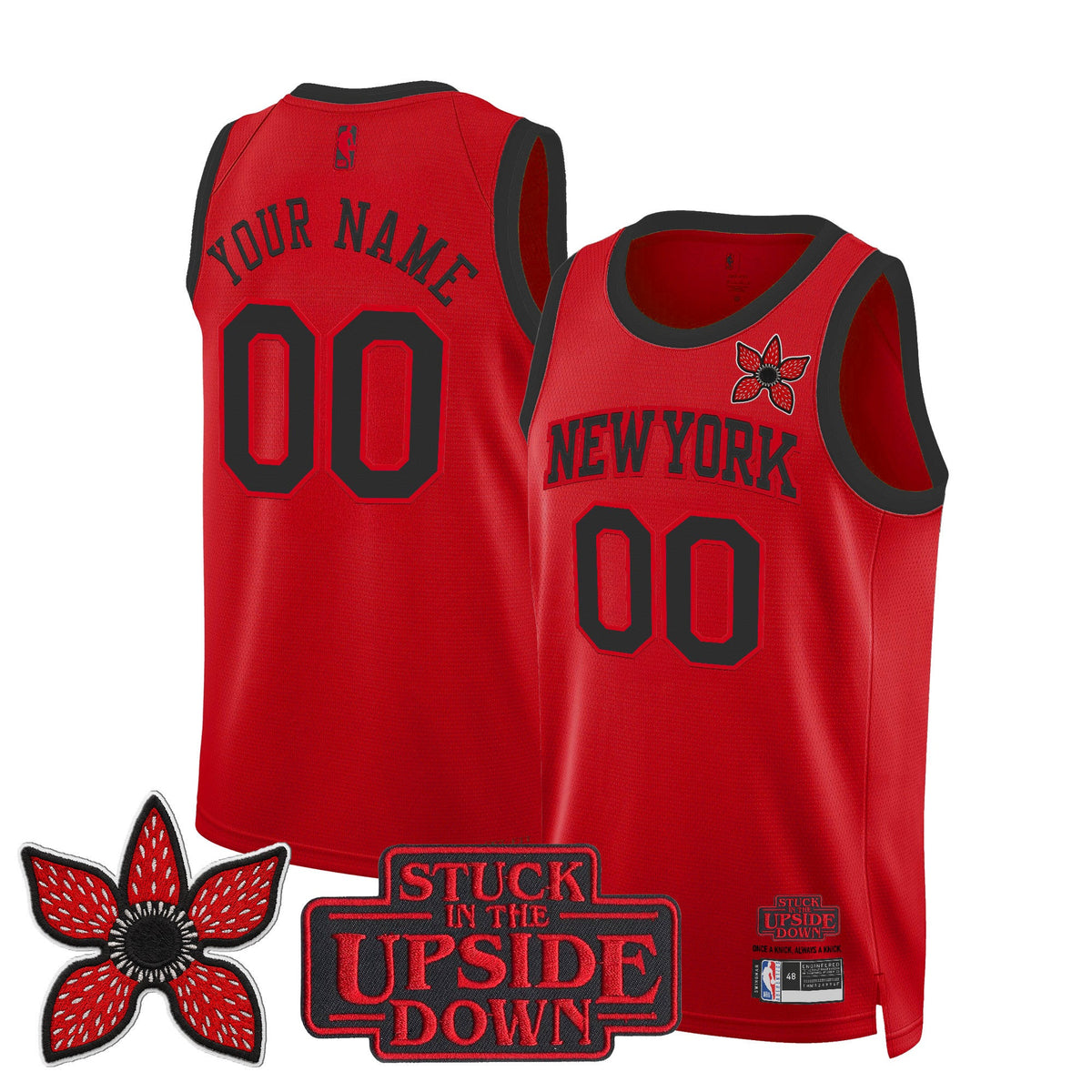 New York Knicks 'Stranger Things Edition' Swingman Custom Jersey - All Stitched
