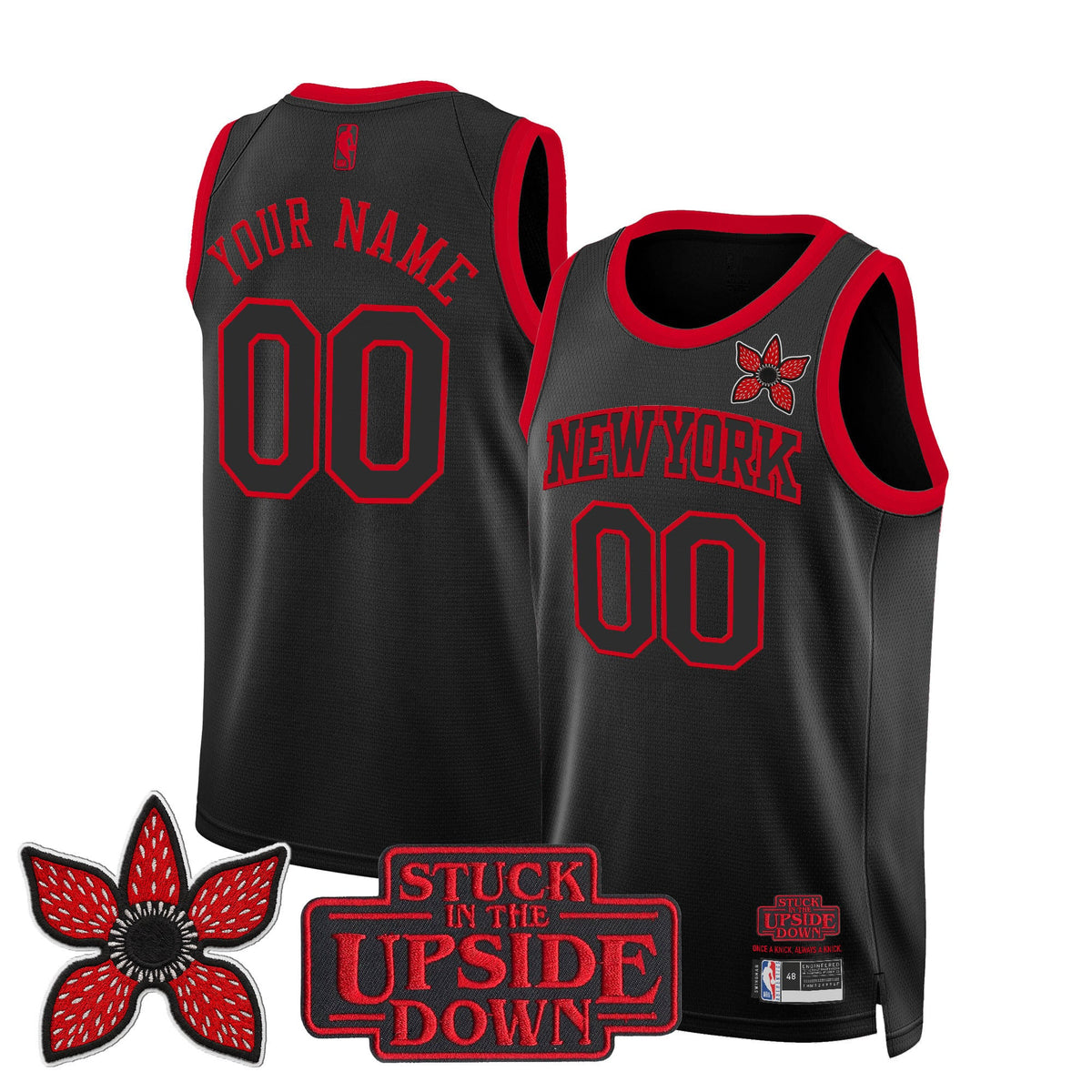 New York Knicks 'Stranger Things Edition' Swingman Custom Jersey - All Stitched