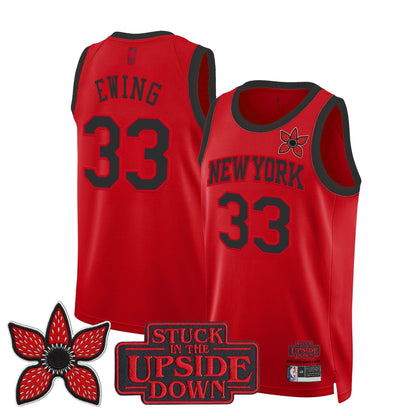 Men's New York Knicks 'Stranger Things Edition' Swingman Jersey - All Stitched