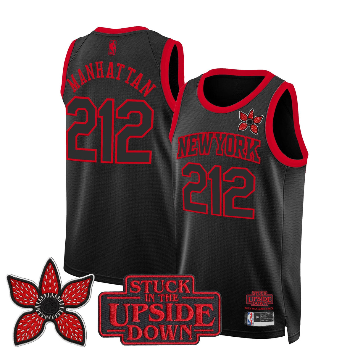 Men's New York Knicks 'Stranger Things Edition' Swingman Jersey - All Stitched