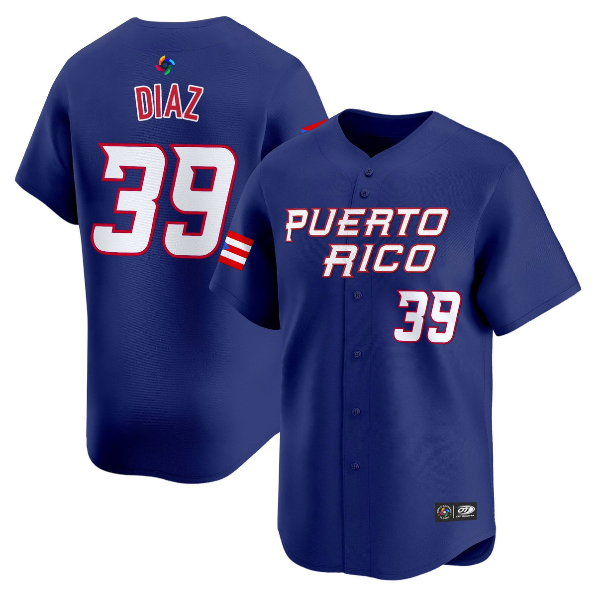 Men's Team Puerto Rico World Baseball Classic Vapor Premier Jersey - 2026 Roster - All Stitched