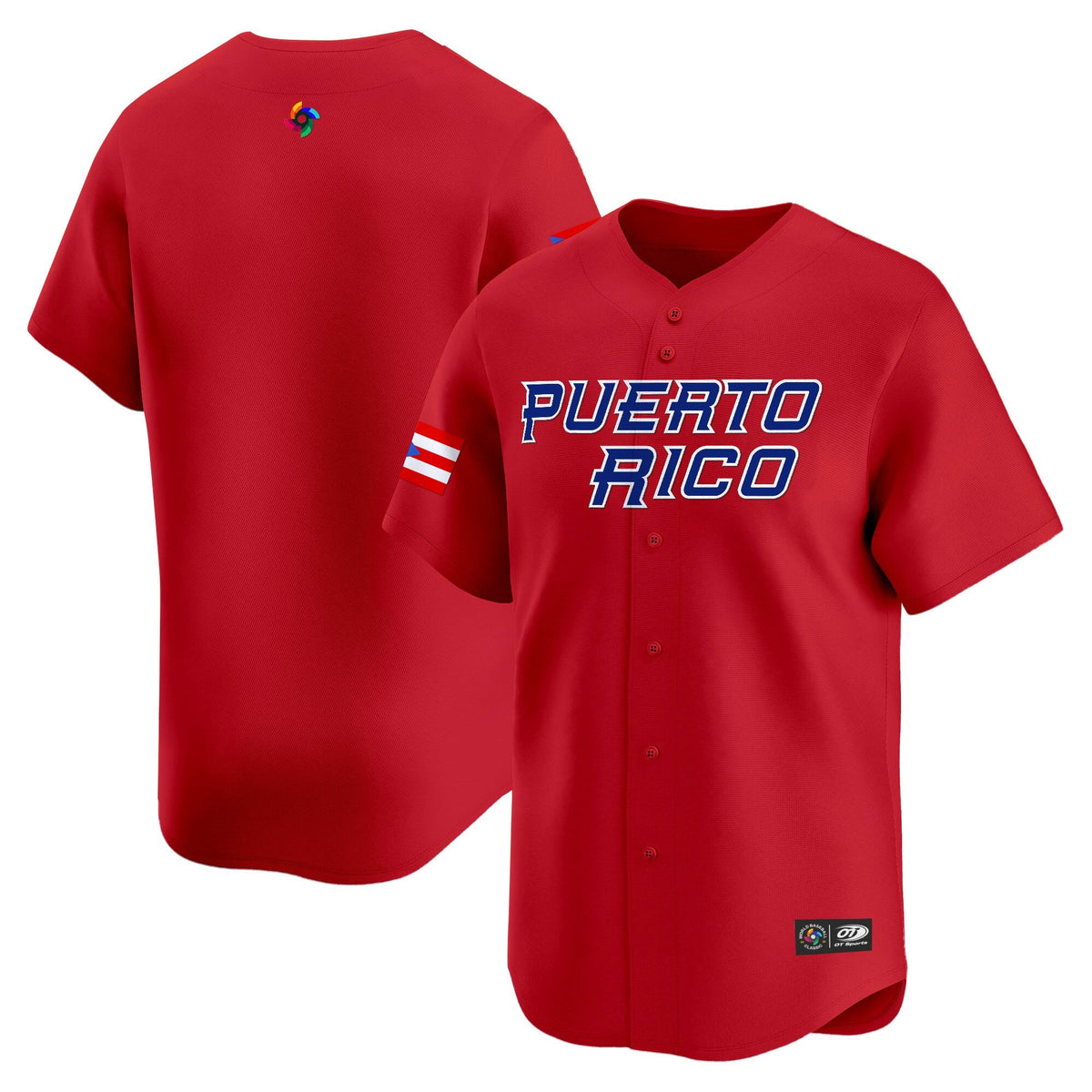Men's Team Puerto Rico World Baseball Classic Vapor Premier Jersey - 2026 Roster - All Stitched