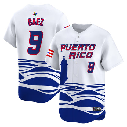 Men's Team Puerto Rico World Baseball Classic Vapor Premier Jersey - 2026 Roster - All Stitched