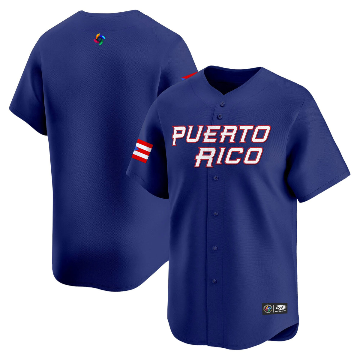 Men's Team Puerto Rico World Baseball Classic Vapor Premier Jersey - 2026 Roster - All Stitched