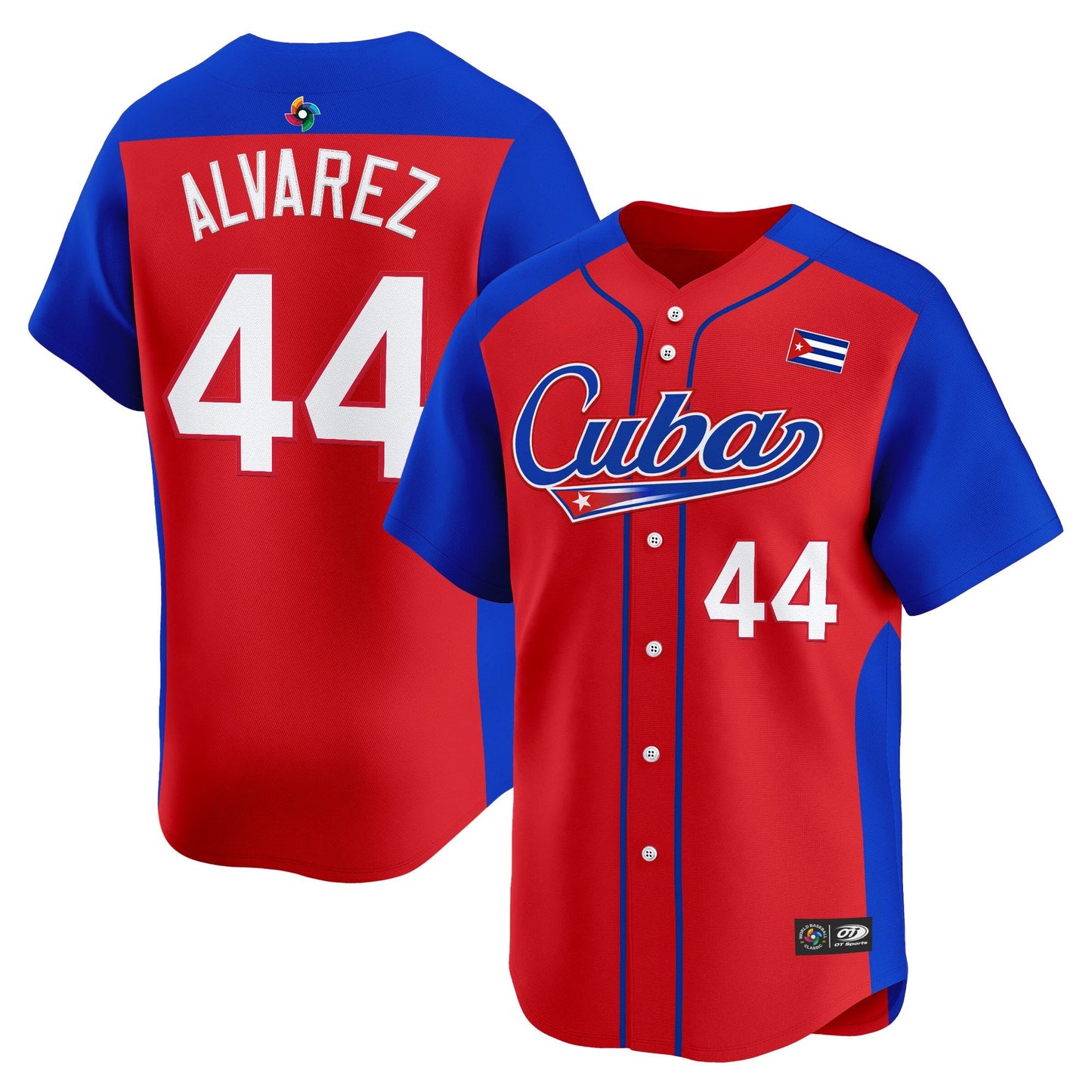 Men's Team Cuba World Baseball Classic Vapor Premier Jersey - 2026 Roster - All Stitched