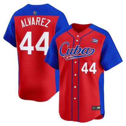 Men's Team Cuba World Baseball Classic Vapor Premier Jersey - 2026 Roster - All Stitched