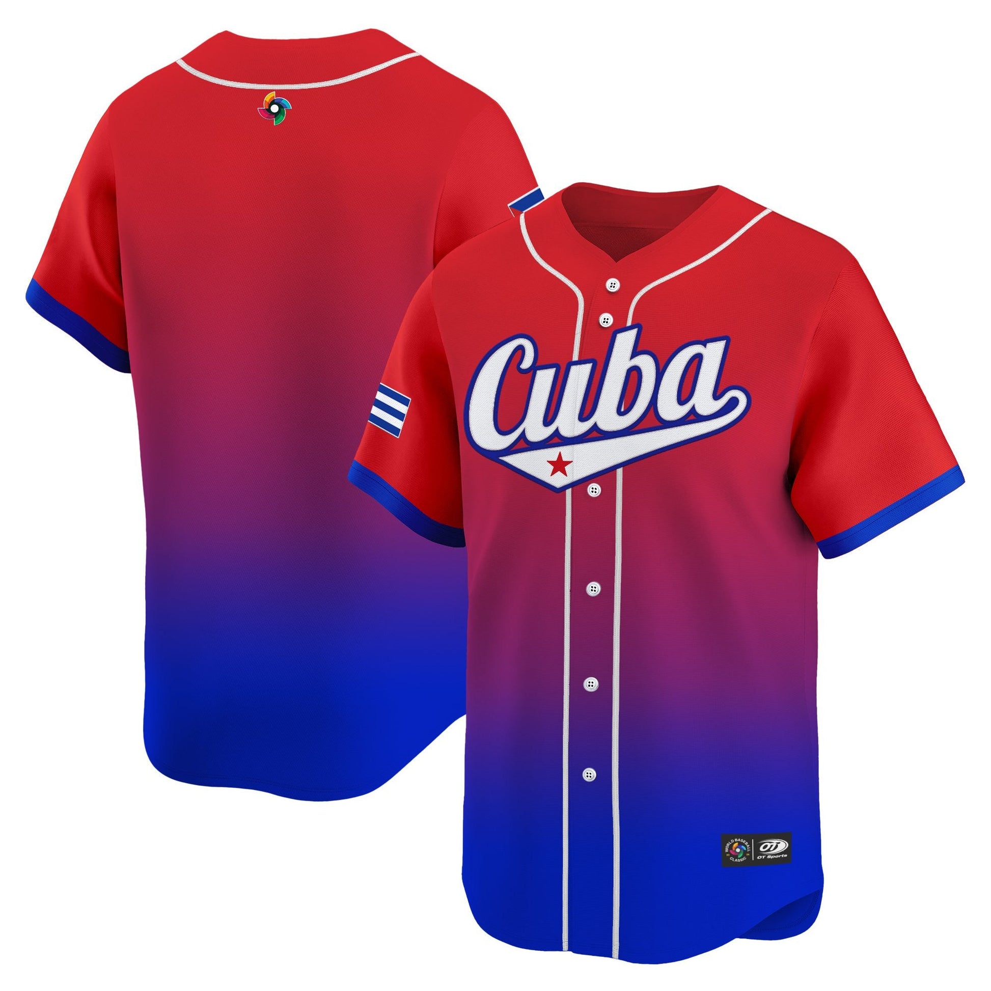 Men's Team Cuba World Baseball Classic Vapor Premier Jersey - 2026 Roster - All Stitched