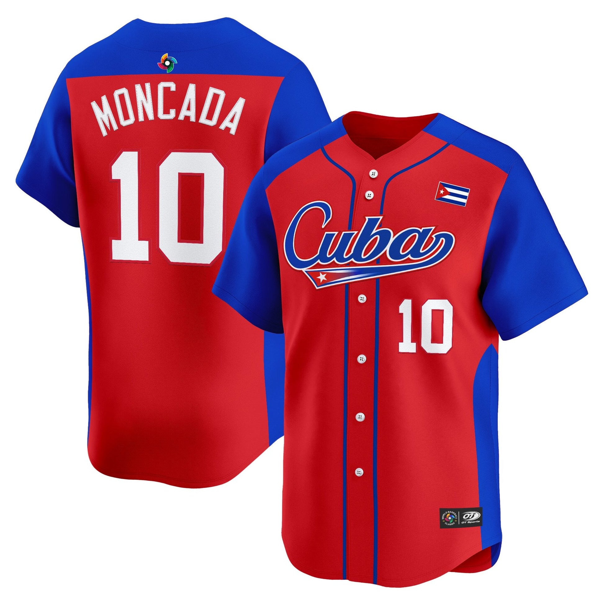 Men's Team Cuba World Baseball Classic Vapor Premier Jersey - 2026 Roster - All Stitched