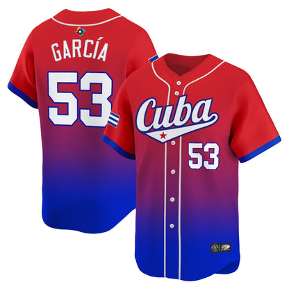 Men's Team Cuba World Baseball Classic Vapor Premier Jersey - 2026 Roster - All Stitched