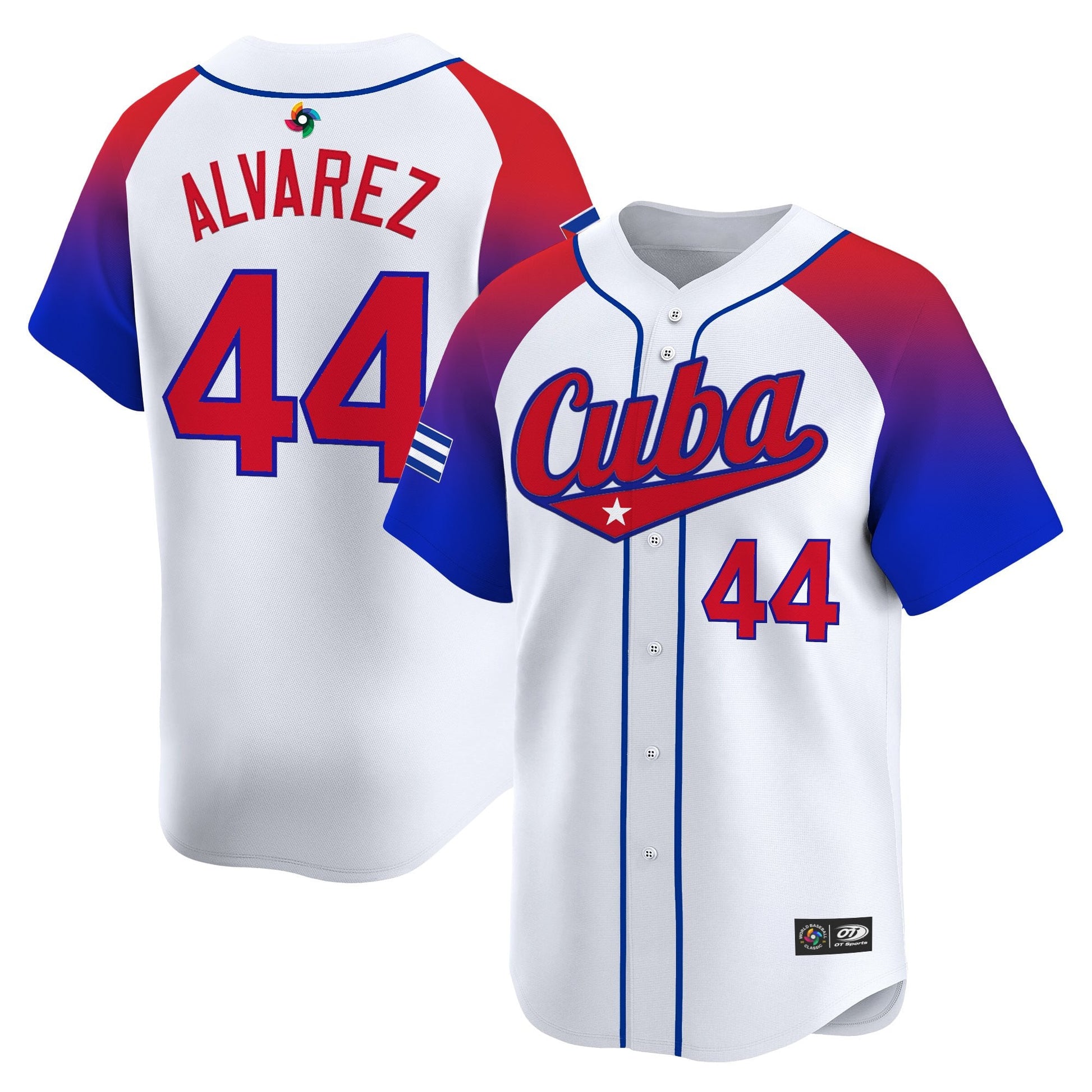 Men's Team Cuba World Baseball Classic Vapor Premier Jersey - 2026 Roster - All Stitched