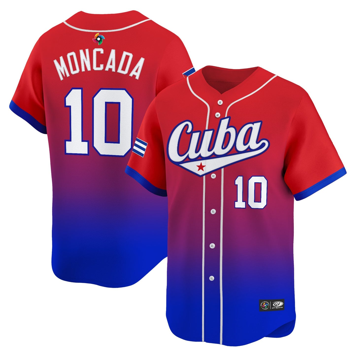 Men's Team Cuba World Baseball Classic Vapor Premier Jersey - 2026 Roster - All Stitched