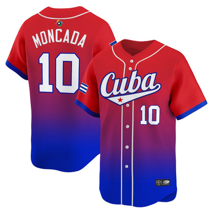 Men's Team Cuba World Baseball Classic Vapor Premier Jersey - 2026 Roster - All Stitched