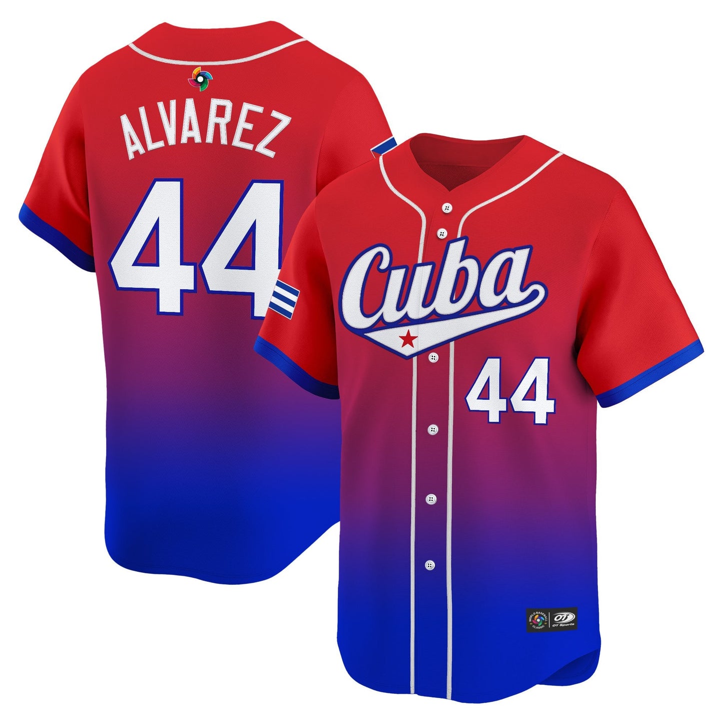 Men's Team Cuba World Baseball Classic Vapor Premier Jersey - 2026 Roster - All Stitched