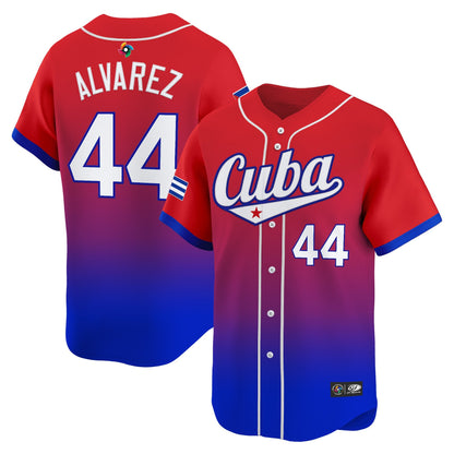 Men's Team Cuba World Baseball Classic Vapor Premier Jersey - 2026 Roster - All Stitched