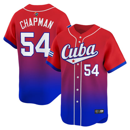 Men's Team Cuba World Baseball Classic Vapor Premier Jersey - 2026 Roster - All Stitched