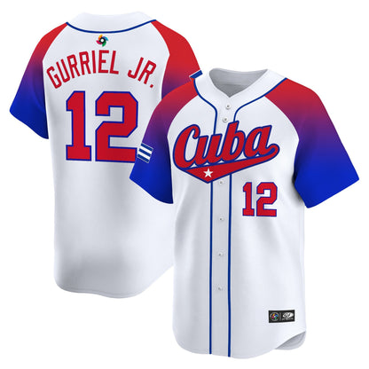 Men's Team Cuba World Baseball Classic Vapor Premier Jersey - 2026 Roster - All Stitched