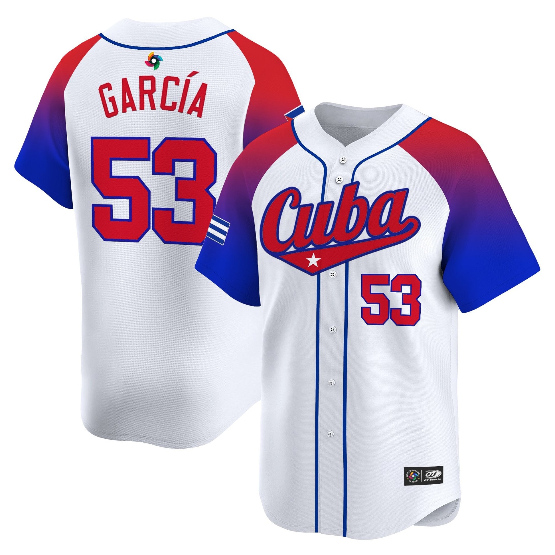 Men's Team Cuba World Baseball Classic Vapor Premier Jersey - 2026 Roster - All Stitched