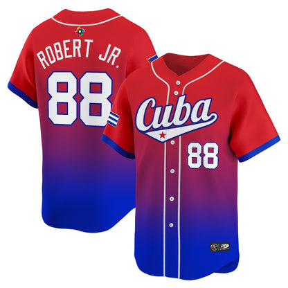 Men's Team Cuba World Baseball Classic Vapor Premier Jersey - 2026 Roster - All Stitched