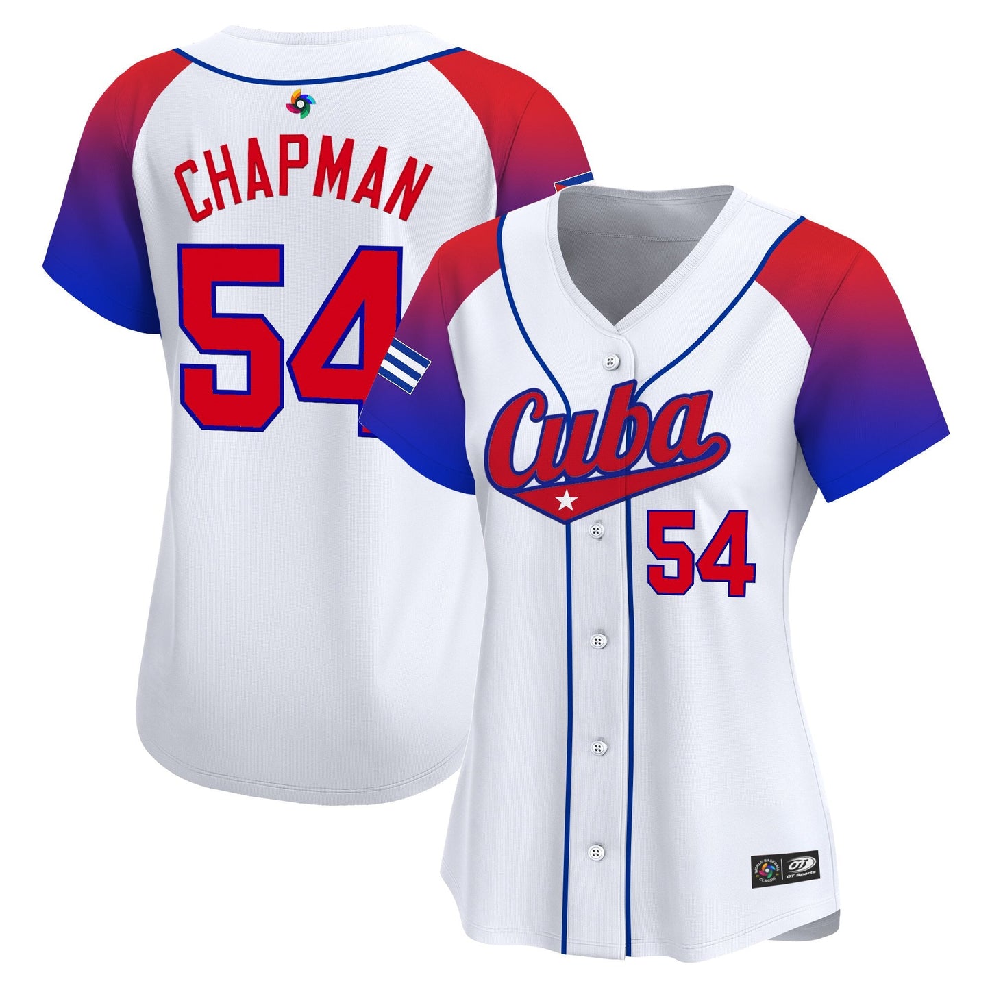 Women's Team Cuba World Baseball Classic Vapor Premier Jersey - 2026 Roster - All Stitched