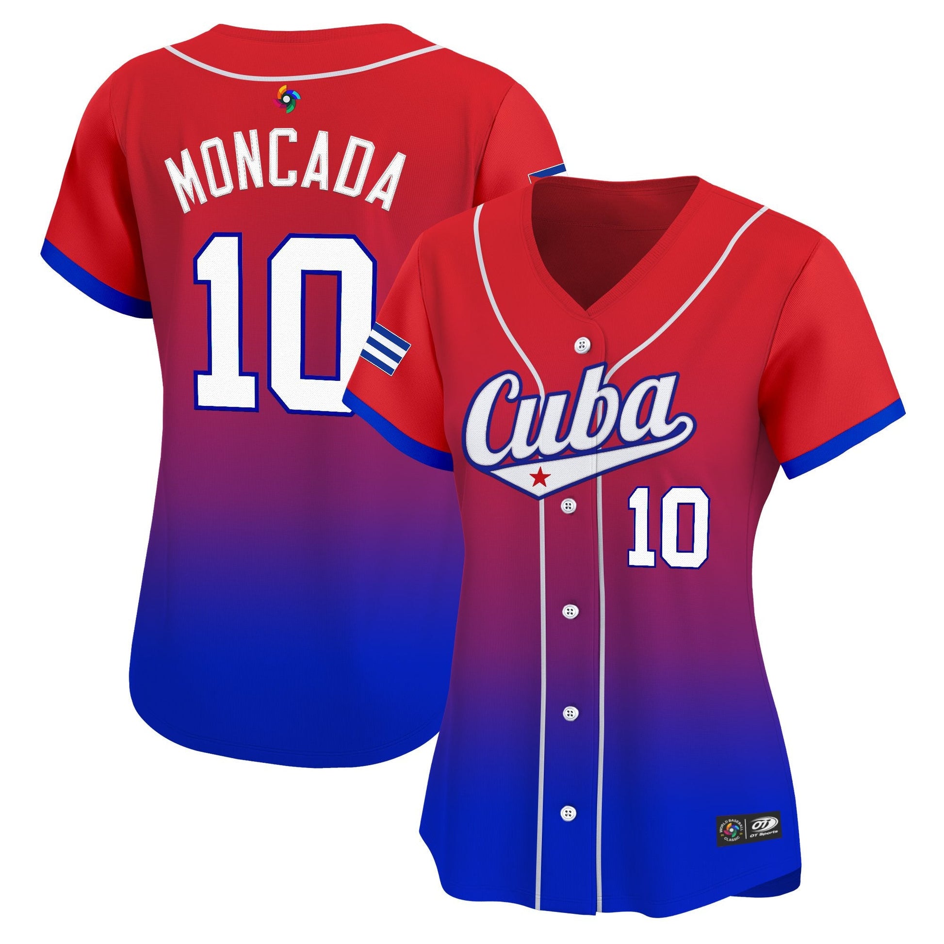 Women's Team Cuba World Baseball Classic Vapor Premier Jersey - 2026 Roster - All Stitched